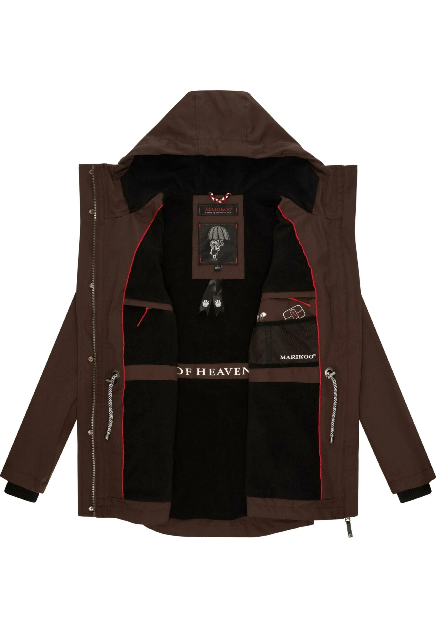 Marikoo Babetaa- Parka - Dark Choco 6 Marikoo Babetaa- Parka - Dark Choco - Imagen 4