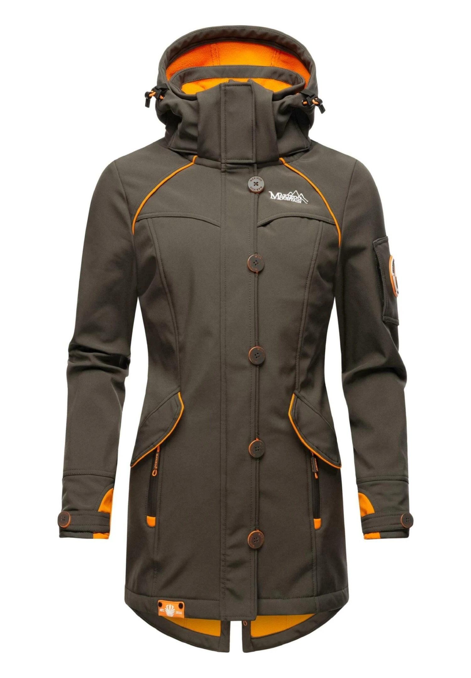 Marikoo Soulinaa - Parka - Dark Grey 8 Marikoo Soulinaa - Parka - Dark Grey - Imagen 6