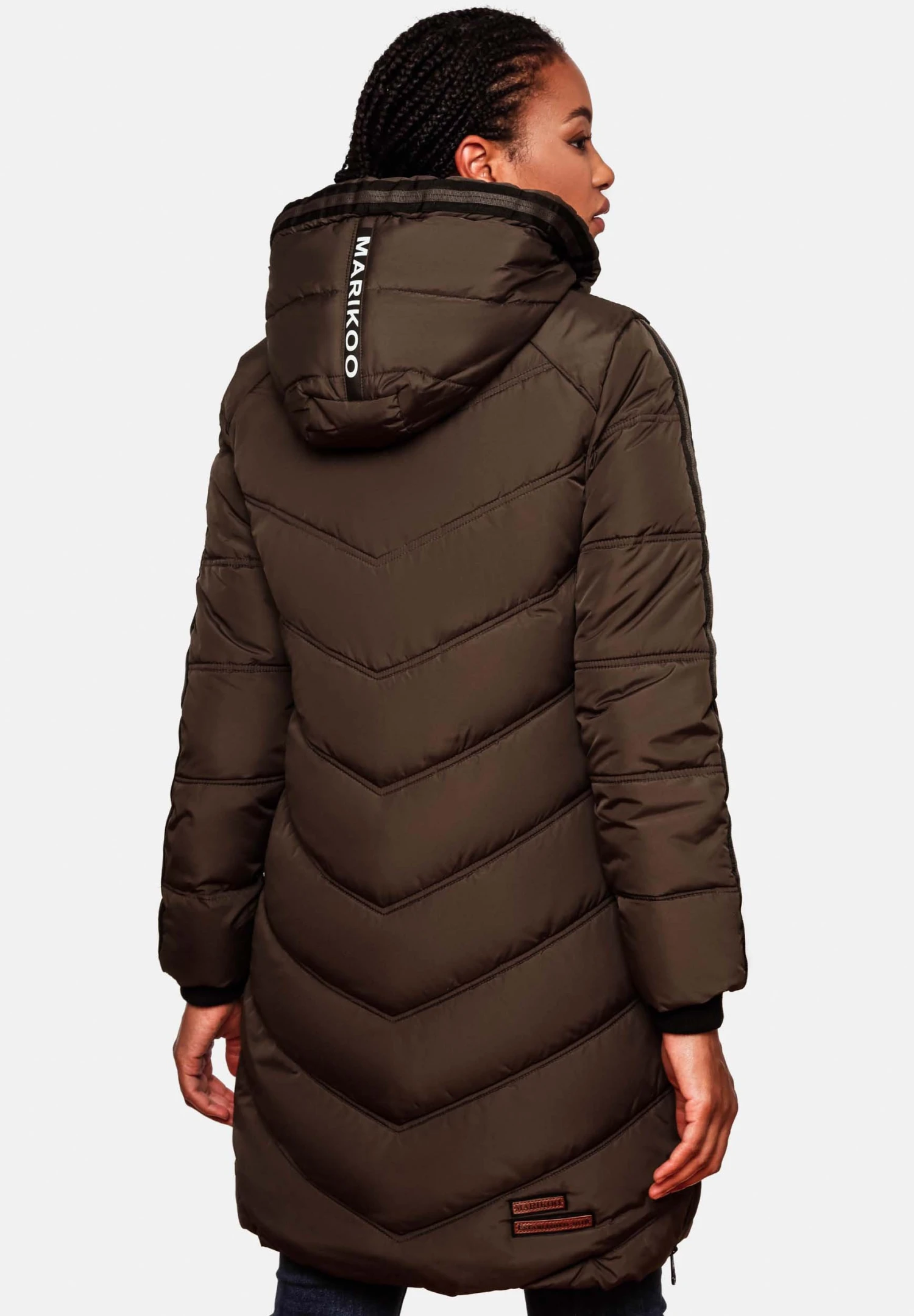 Marikoo Armasa - Abrigo De Invierno - Dark Choco 4 Marikoo Armasa - Abrigo De Invierno - Dark Choco - Imagen 2