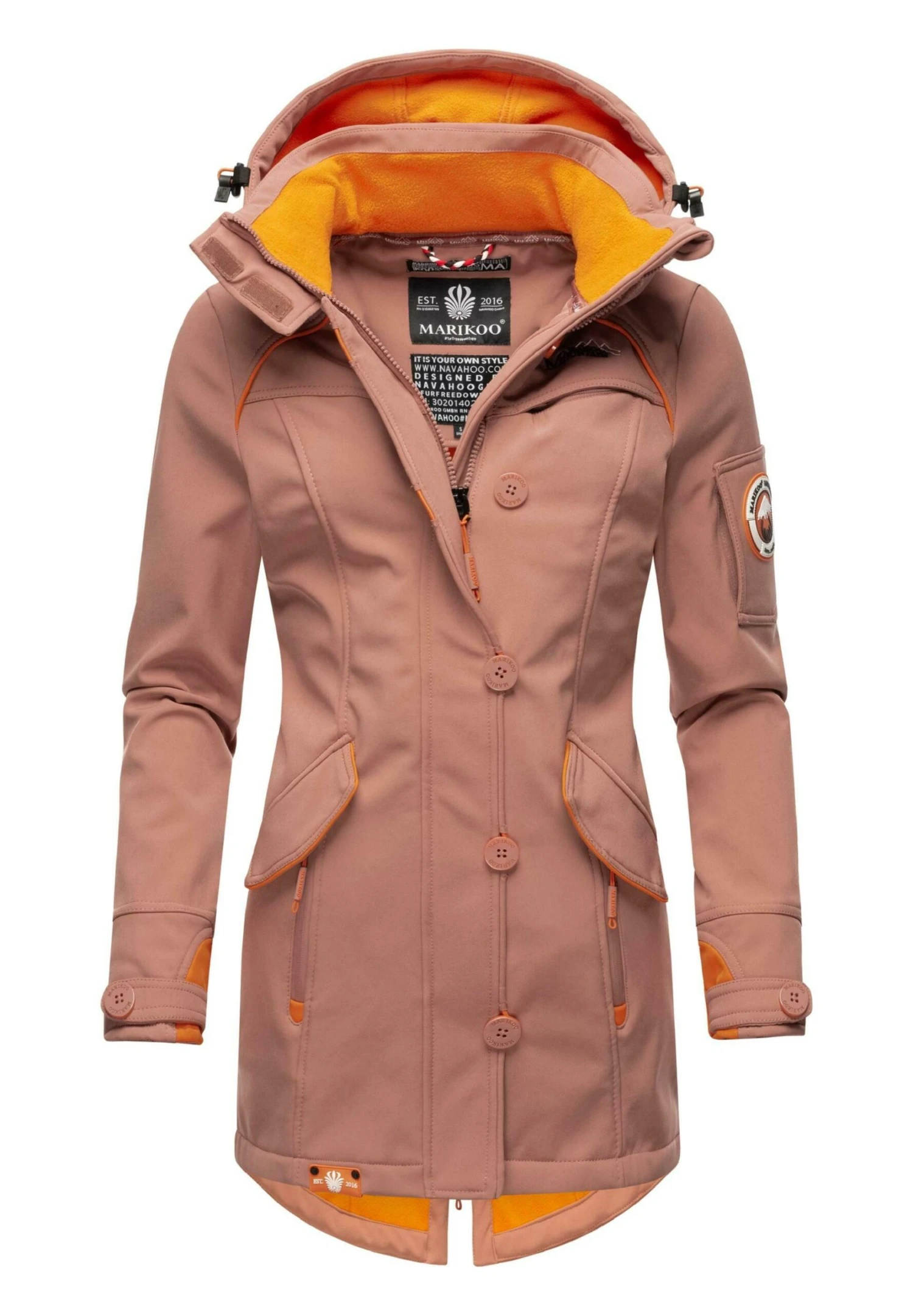 Marikoo Soulinaa - Parka - Terracotta 3 Marikoo Soulinaa - Parka - Terracotta