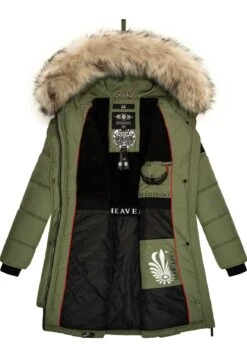 Marikoo Chaskaa - Abrigo De Invierno - Olive -Zaza Coleccion Tienda 2c11e925877940d884a197f67d1f6f16