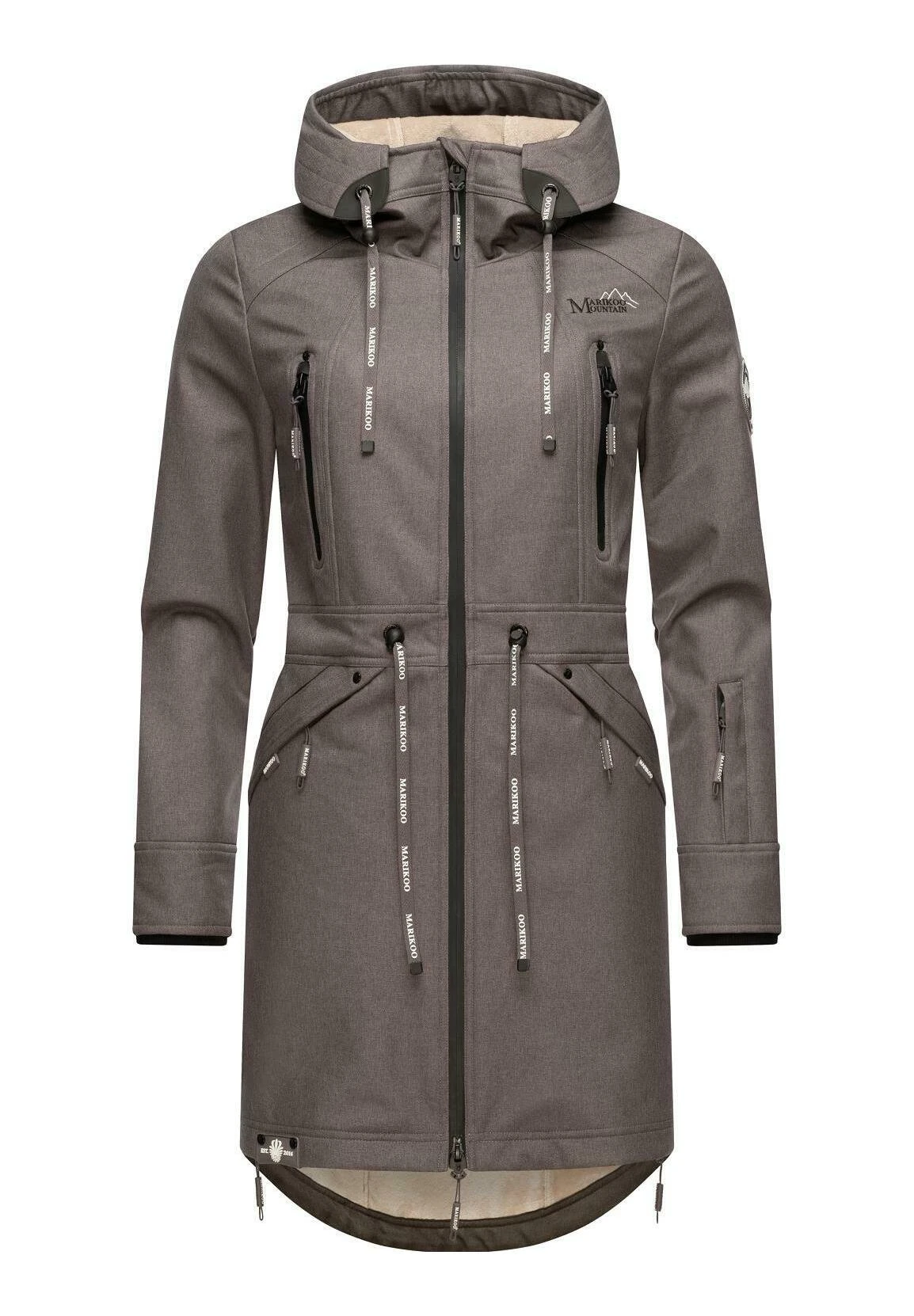 Marikoo Racquelle - Parka - Grey Melange 11 Marikoo Racquelle - Parka - Grey Melange - Imagen 9