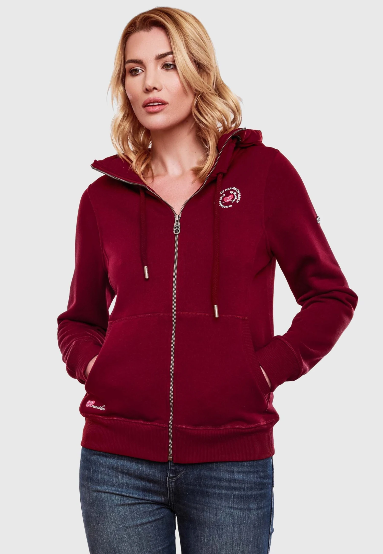 Marikoo Setsunaa - Sudadera Con Cremallera - Bordeaux 3 Marikoo Setsunaa - Sudadera Con Cremallera - Bordeaux