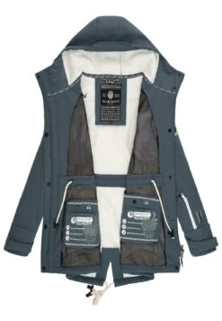 Marikoo Zimtzicke - Parka - Dusty Blue -Zaza Coleccion Tienda 3e8a3bc617614219a60235b2bc0f9b5b