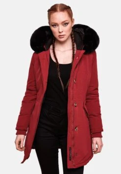 Marikoo Karmaa - Abrigo De Invierno - Blood Red With Black Fur -Zaza Coleccion 41df2a7dfbfd4fe7b4f2a26fd17cd566