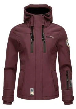 Marikoo Funktions - Chaqueta Outdoor - Dark Red Melange