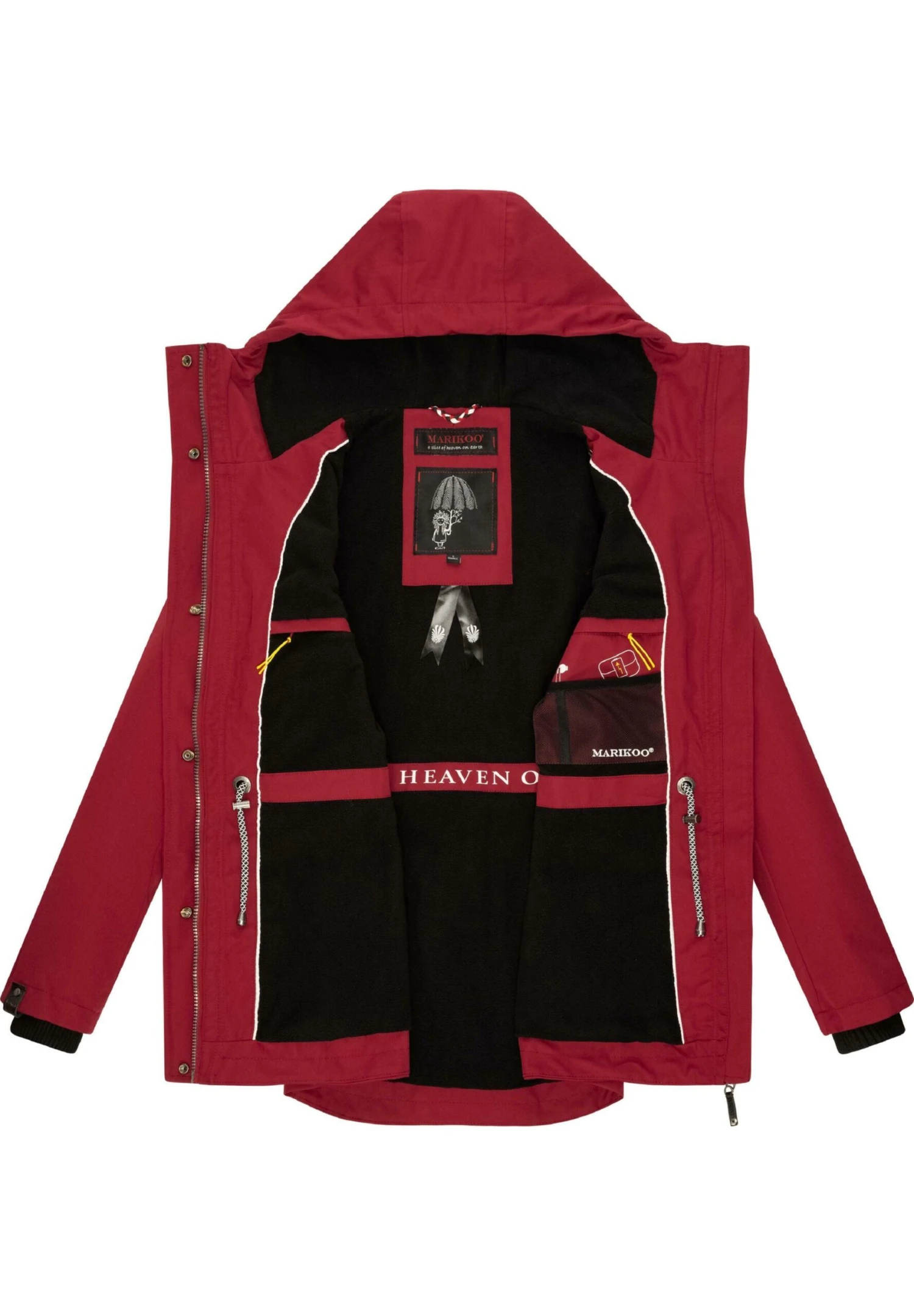 Marikoo Babetaa- Parka - Blood Red 6 Marikoo Babetaa- Parka - Blood Red - Imagen 4