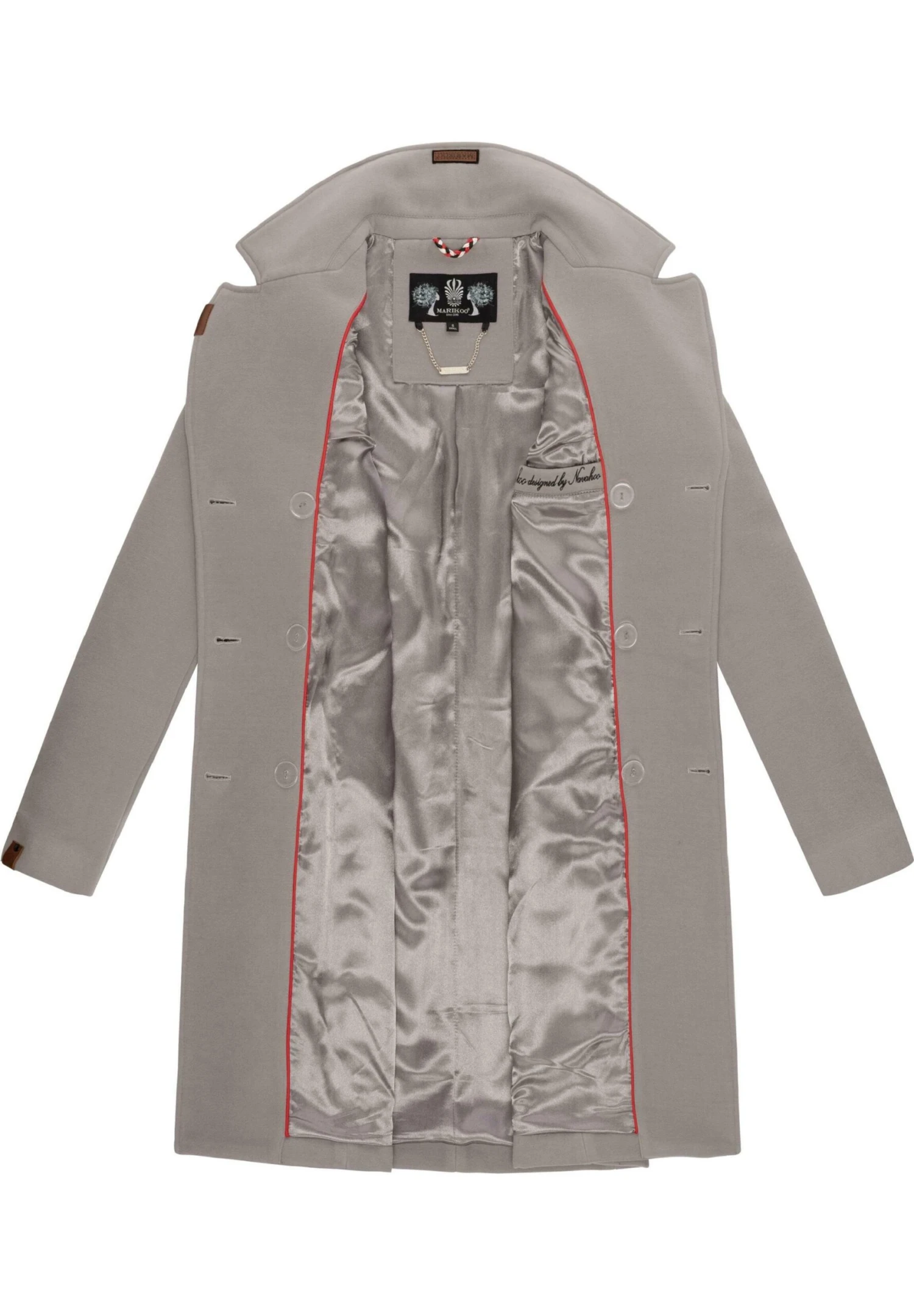 Marikoo Nanakoo - Abrigo Clásico - Zinc Grey 6 Marikoo Nanakoo - Abrigo Clásico - Zinc Grey - Imagen 4