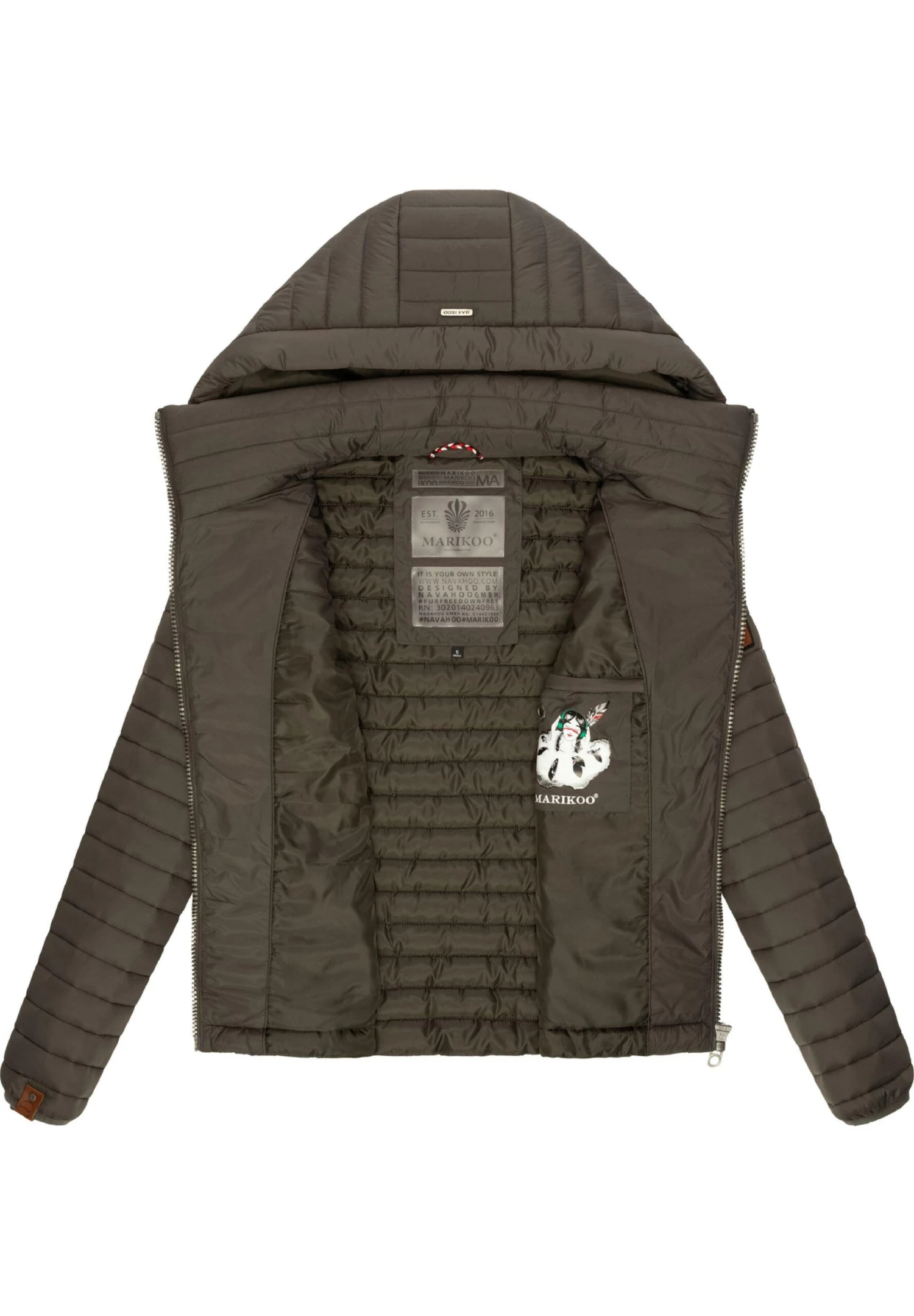 Marikoo Lowenbaby - Chaqueta De Entretiempo - Dark Grey 9 Marikoo Lowenbaby - Chaqueta De Entretiempo - Dark Grey - Imagen 7