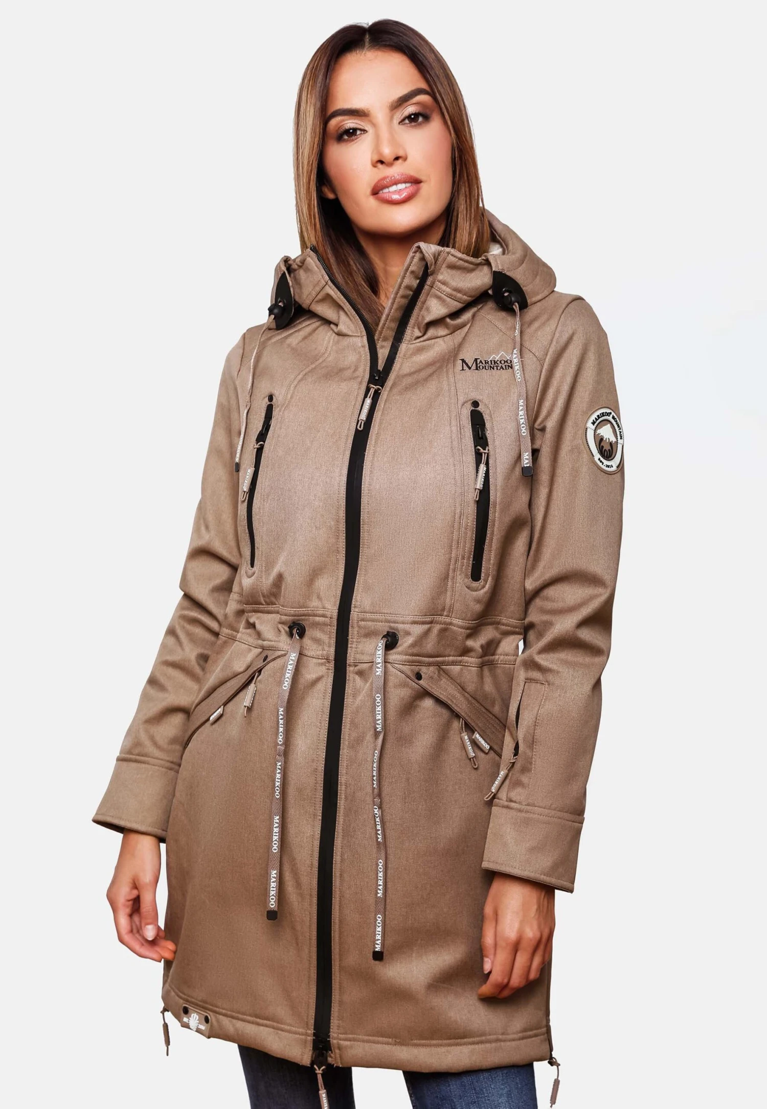 Marikoo Racquelle - Parka - Taupe Grey 3 Marikoo Racquelle - Parka - Taupe Grey