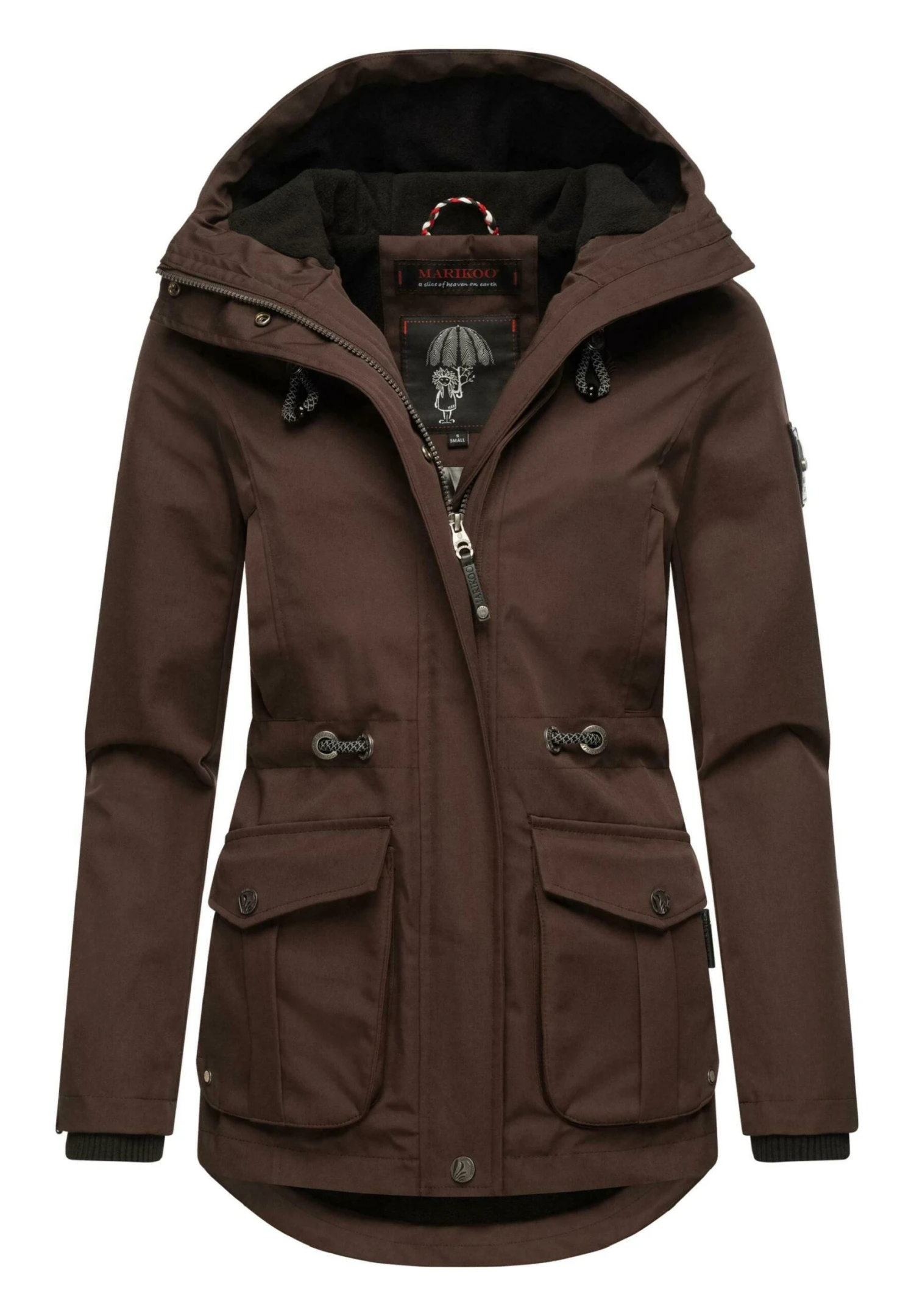 Marikoo Babetaa- Parka - Dark Choco 7 Marikoo Babetaa- Parka - Dark Choco - Imagen 5