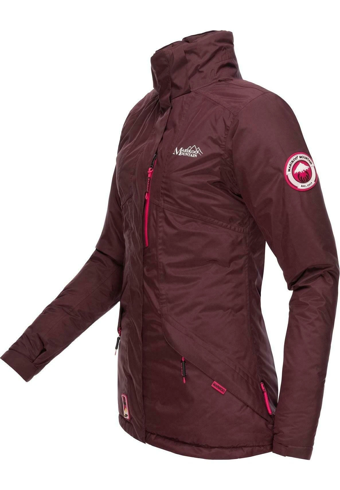 Marikoo Chaqueta De Invierno - Dark Red Melange 5 Marikoo Chaqueta De Invierno - Dark Red Melange - Imagen 3
