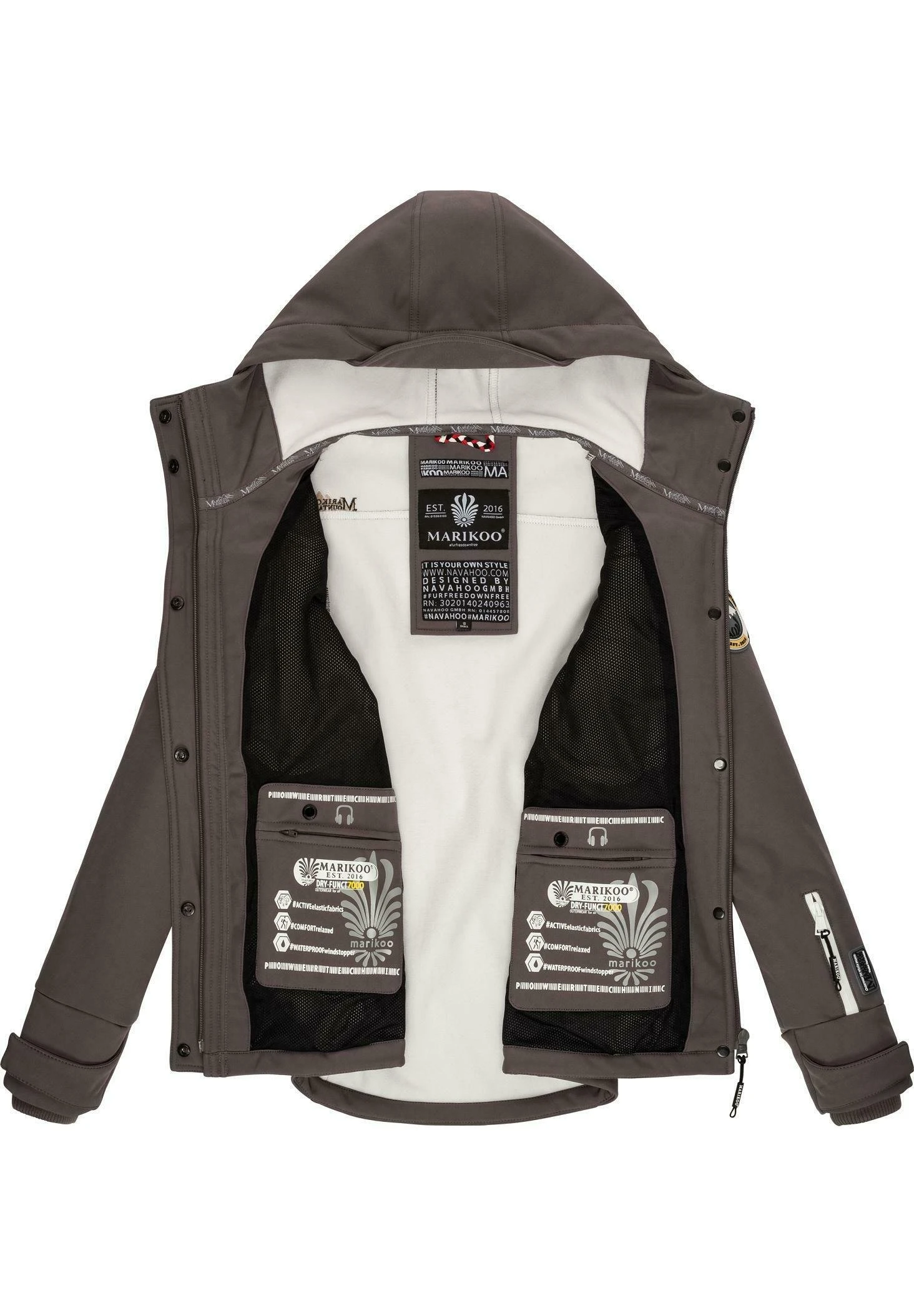 Marikoo Funktions - Chaqueta Outdoor - Grey 6 Marikoo Funktions - Chaqueta Outdoor - Grey - Imagen 4