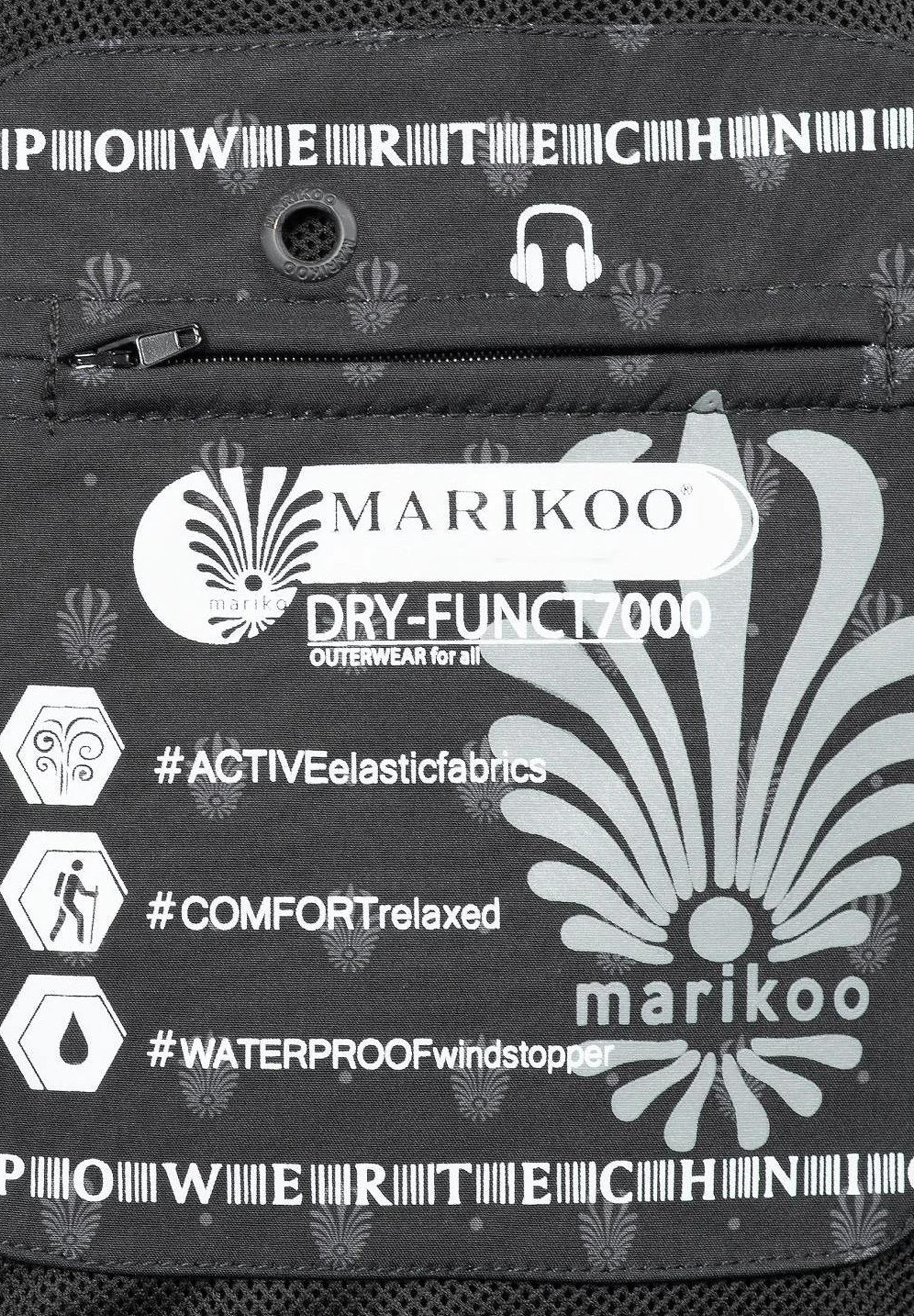 Marikoo Zimtzicke - Parka - Black Melange 10 Marikoo Zimtzicke - Parka - Black Melange - Imagen 8