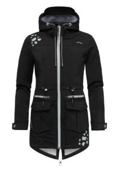 Marikoo Ulissaa - Impermeable - Black -Zaza Coleccion Tienda 79b3a87b1ff14a9a92c4cbb4d749fbc5