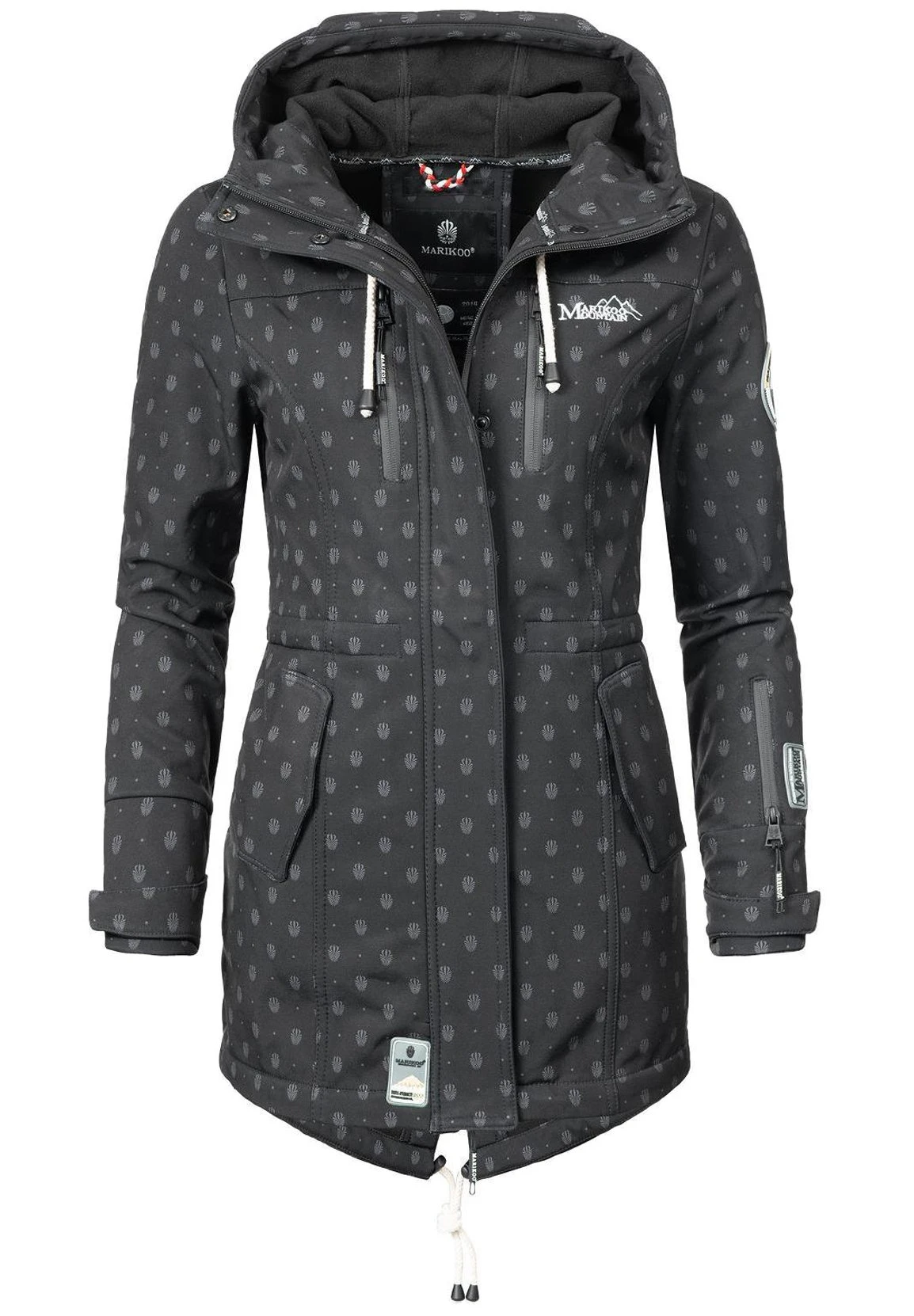 Marikoo Zimtzicke - Parka - Black Melange 7 Marikoo Zimtzicke - Parka - Black Melange - Imagen 5