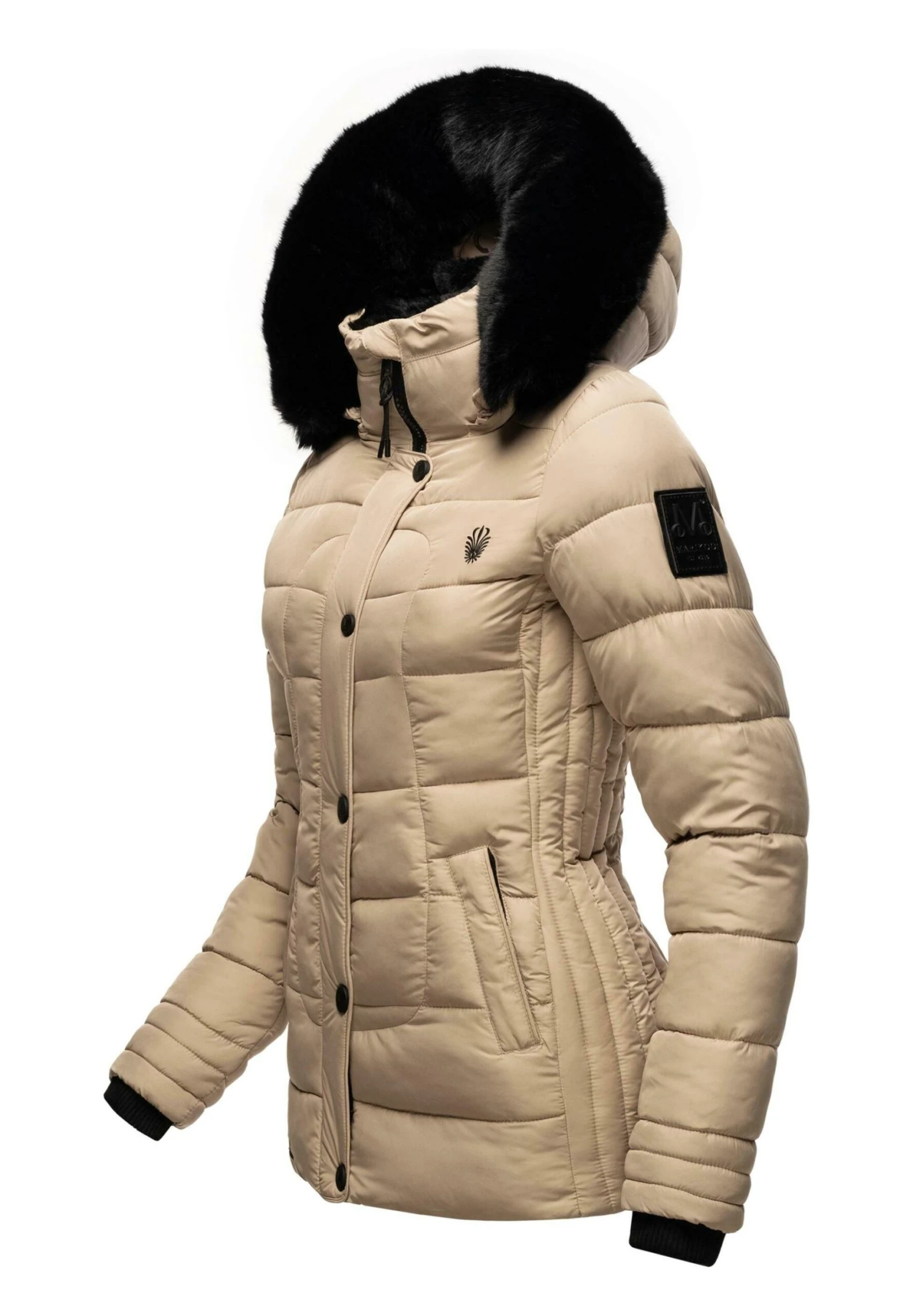 Marikoo Qesraa - Chaqueta De Invierno - Taupe 4 Marikoo Qesraa - Chaqueta De Invierno - Taupe - Imagen 2