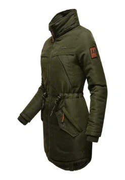 Marikoo Kamii - Abrigo De Invierno - Olive -Zaza Coleccion 85ecb7eac43e476d92b8fd44fd742930