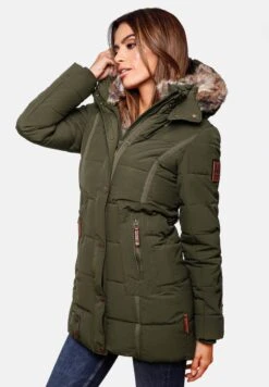 Marikoo Lieblings - Abrigo De Invierno - Olive -Zaza Coleccion Tienda 86ed523458db4cebb68cfbad8ed54ac7