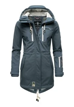 Marikoo Zimtzicke - Parka - Dusty Blue