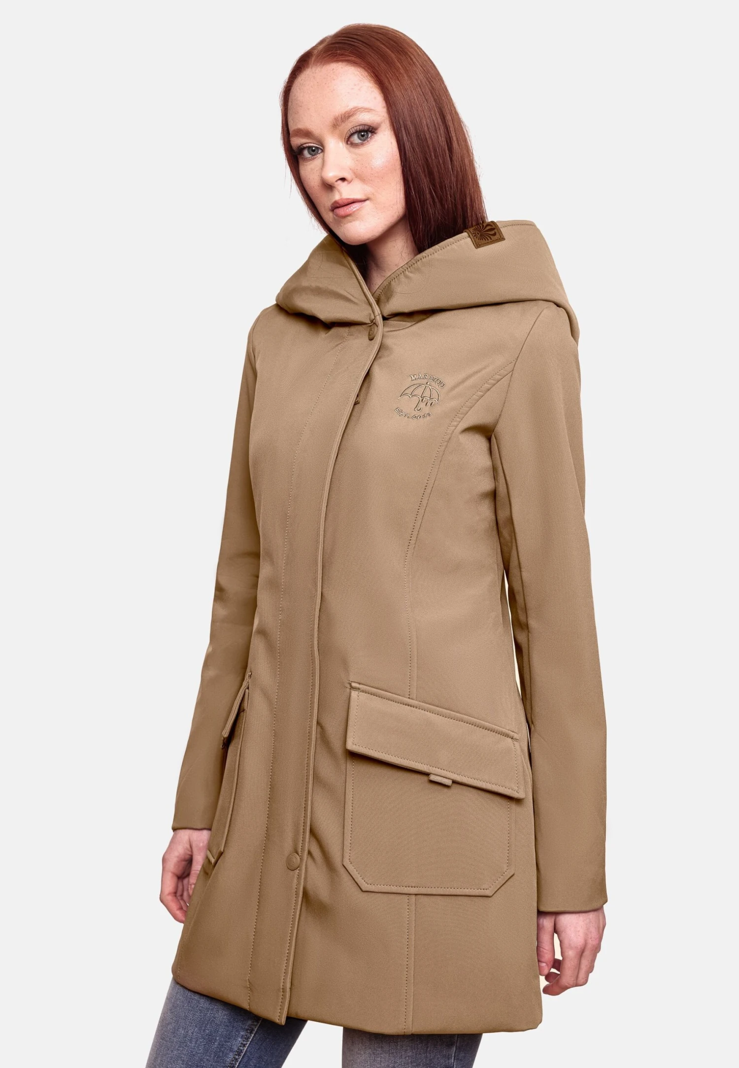 Marikoo Mayleen - Impermeable - Taupe 6 Marikoo Mayleen - Impermeable - Taupe - Imagen 4