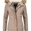 Marikoo Abrigo De Invierno - Taupe -Zaza Coleccion 9ce12790b3d74f51bdb820c66a67ba11
