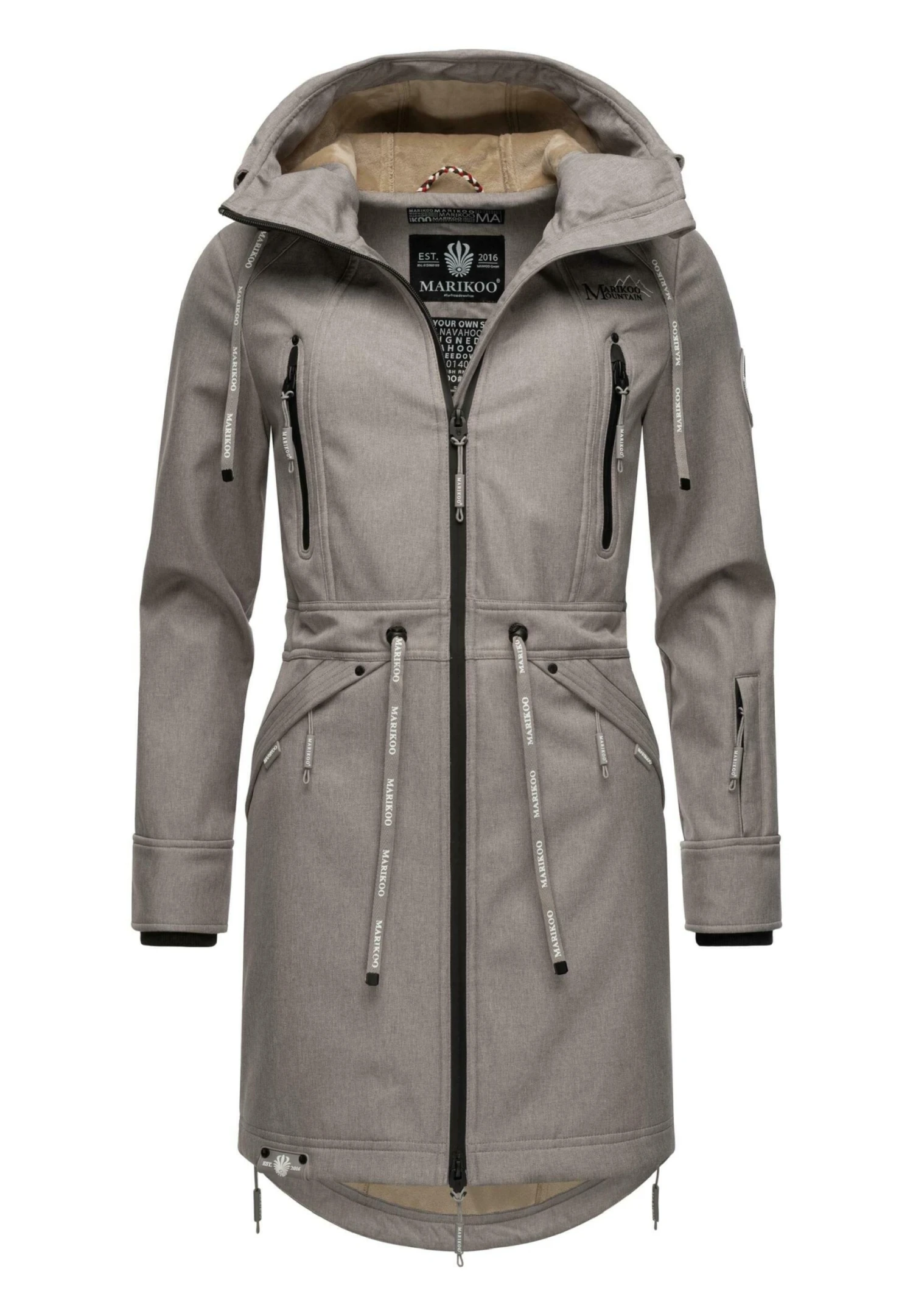 Marikoo Racquelle - Parka - Zinc Grey 7 Marikoo Racquelle - Parka - Zinc Grey - Imagen 5