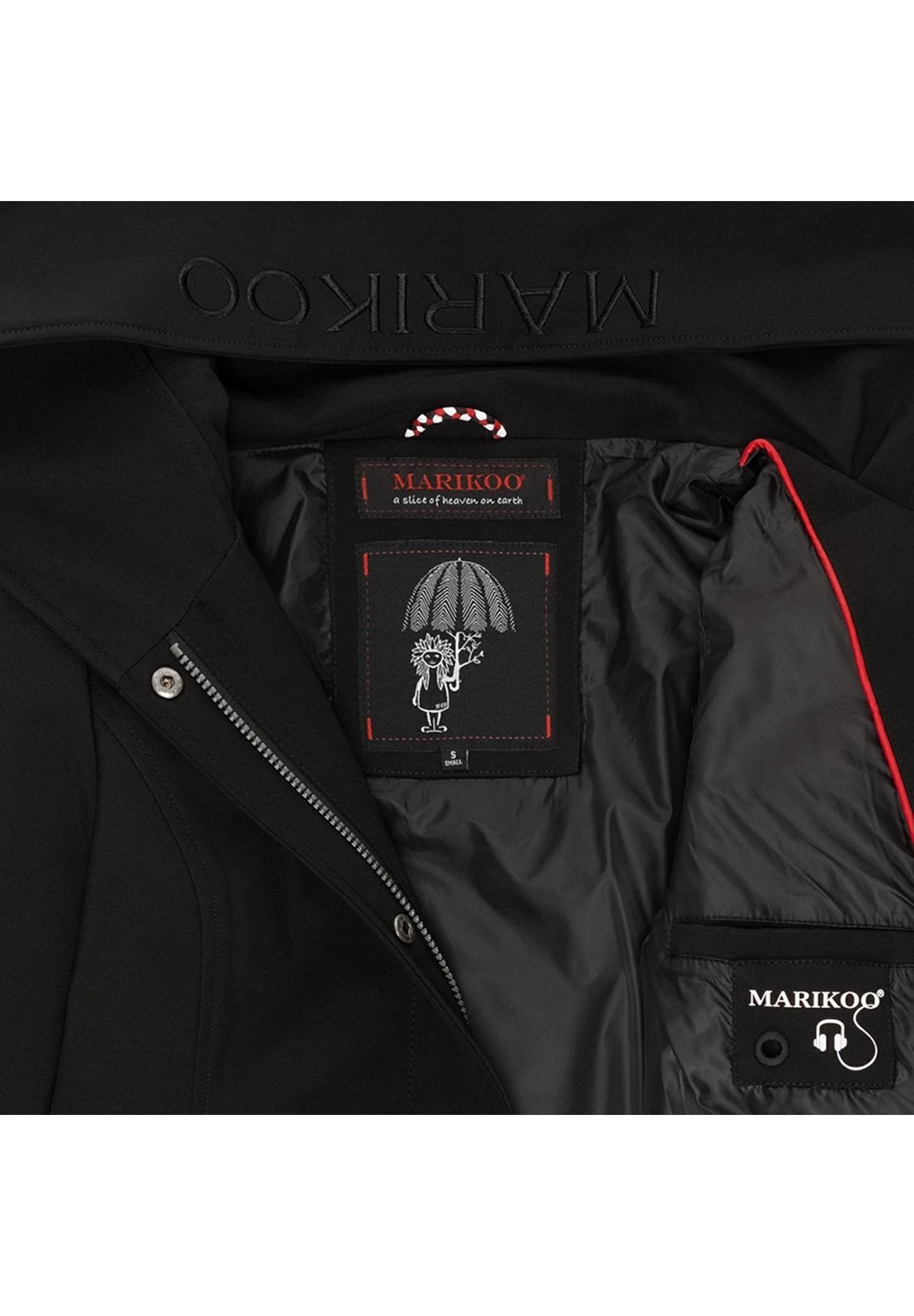 Marikoo Mayleen - Impermeable - Black 7 Marikoo Mayleen - Impermeable - Black - Imagen 5