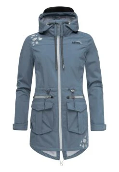 Marikoo Ulissaa - Impermeable - Dusty Blue 10 Marikoo Ulissaa - Impermeable - Dusty Blue -Zaza Coleccion a0785c34484e43bd965fed0c088a0969