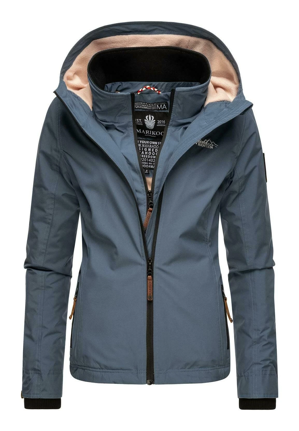 Marikoo Erdbeere - Chaqueta Outdoor - Dusty Blue 3 Marikoo Erdbeere - Chaqueta Outdoor - Dusty Blue