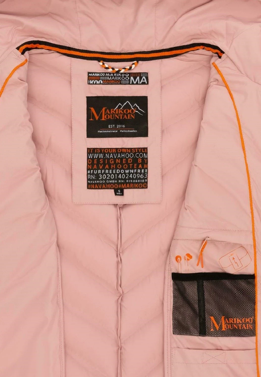 Marikoo Mount Haruna - Chaqueta De Entretiempo - Powder Rose 6 Marikoo Mount Haruna - Chaqueta De Entretiempo - Powder Rose - Imagen 4
