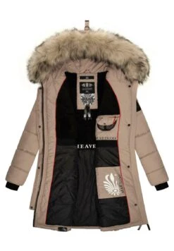 Marikoo Chaskaa - Abrigo De Invierno - Taupe -Zaza Coleccion Tienda b32563189d874e0ca4640caaf1766762