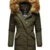 Marikoo Karmaa - Abrigo De Invierno - Olive -Zaza Coleccion b48d2597be044b43ba6540b94b7d457c