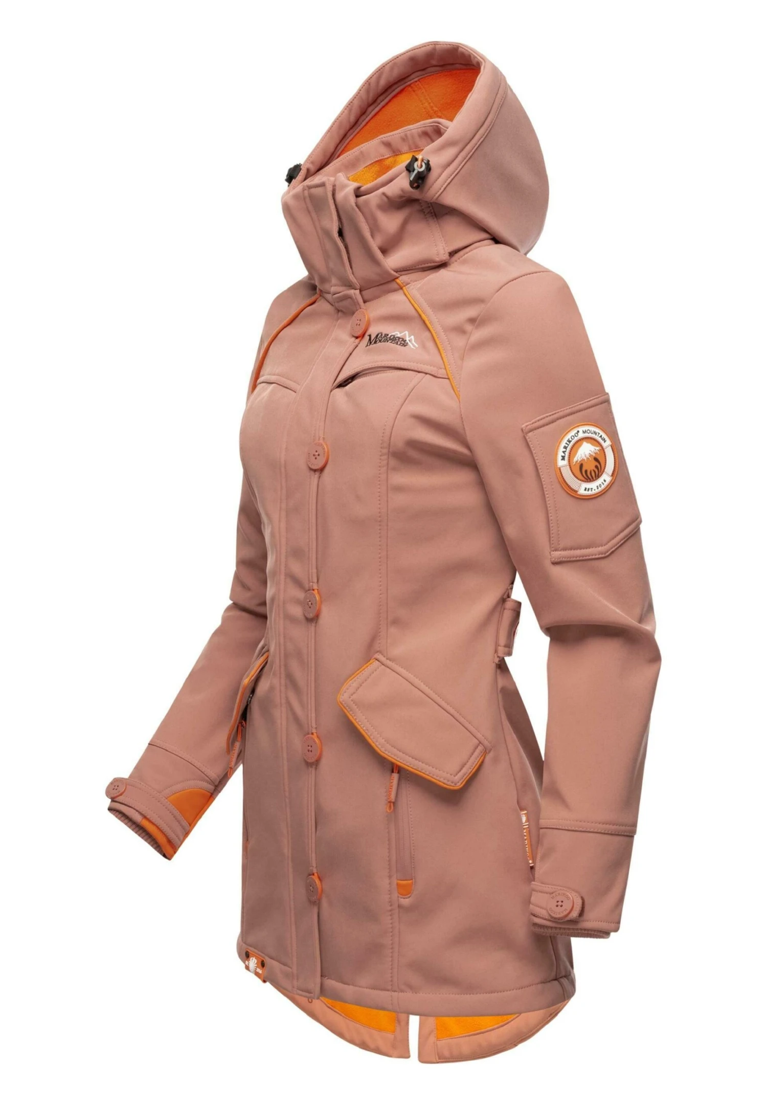 Marikoo Soulinaa - Parka - Terracotta 4 Marikoo Soulinaa - Parka - Terracotta - Imagen 2