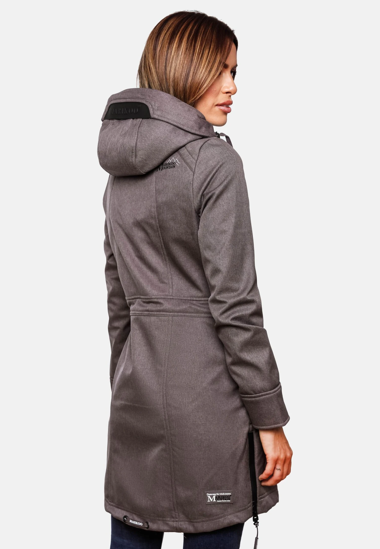 Marikoo Racquelle - Parka - Grey Melange 4 Marikoo Racquelle - Parka - Grey Melange - Imagen 2