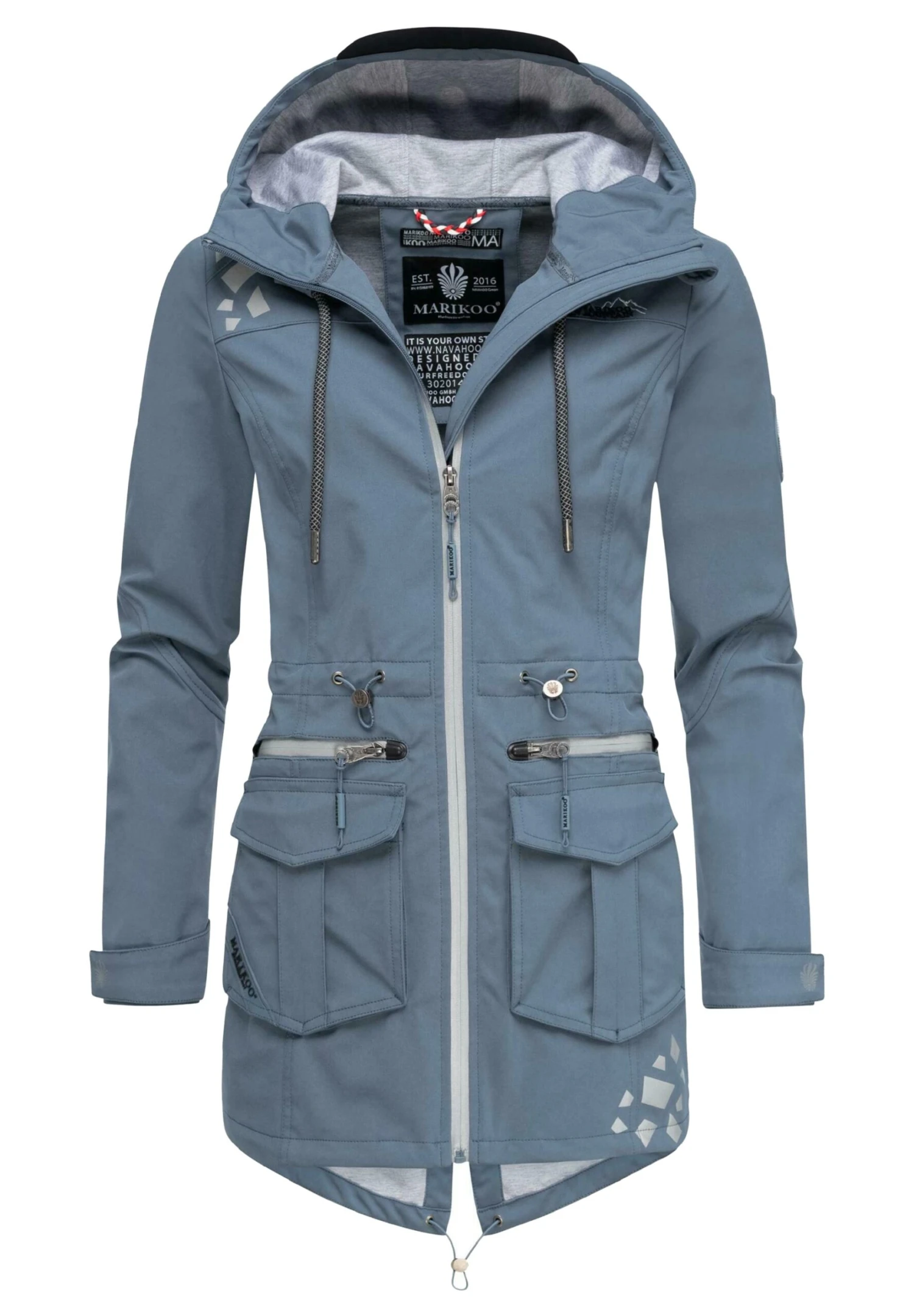 Marikoo Ulissaa - Impermeable - Dusty Blue 3 Marikoo Ulissaa - Impermeable - Dusty Blue