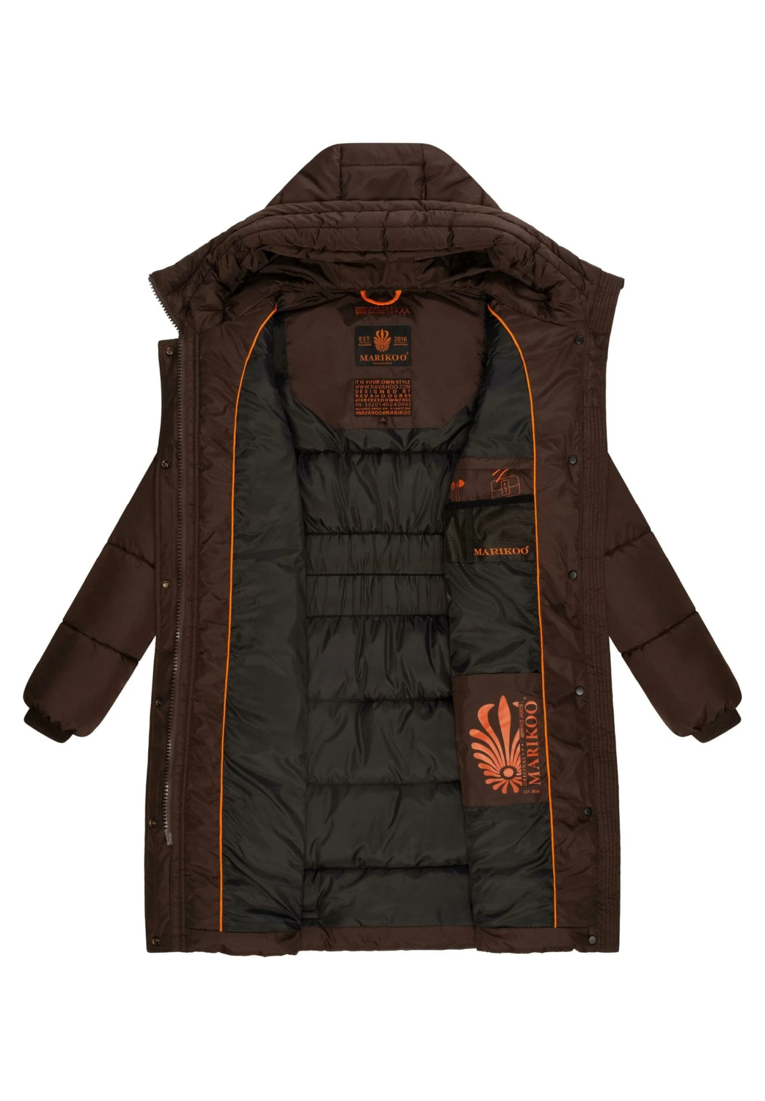 Marikoo Yuikoo - Abrigo De Invierno - Dark Choco 6 Marikoo Yuikoo - Abrigo De Invierno - Dark Choco - Imagen 4