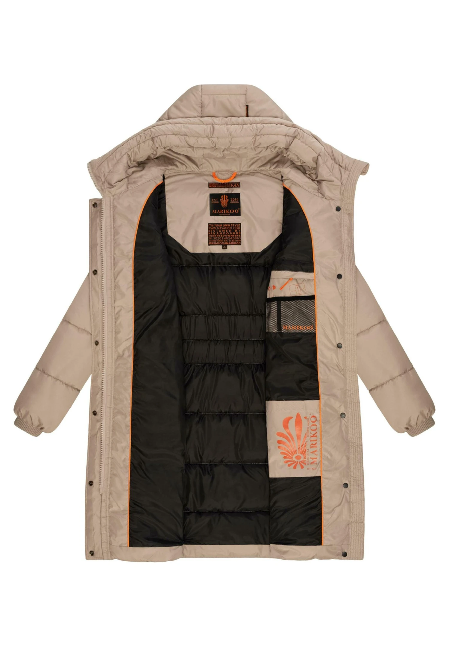 Marikoo Yuikoo - Abrigo De Invierno - Taupe 10 Marikoo Yuikoo - Abrigo De Invierno - Taupe - Imagen 8