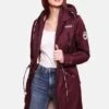 Marikoo Racquelle - Parka - Dark Red Melange 2 Marikoo Racquelle - Parka - Dark Red Melange -Zaza Coleccion d31b375c96f24fb7b45d65b6e5cb0a75
