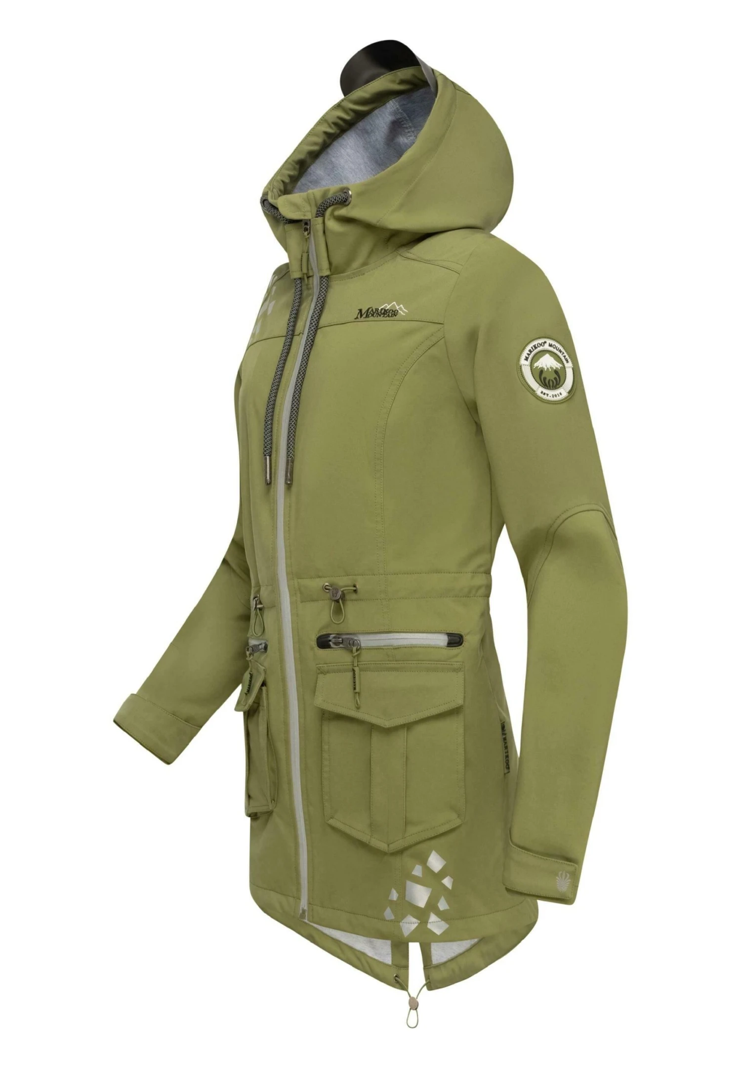 Marikoo Ulissaa - Impermeable - Olive 4 Marikoo Ulissaa - Impermeable - Olive - Imagen 2