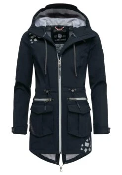 Marikoo Ulissaa - Impermeable - Dark Blue -Zaza Coleccion Tienda db2773c3c2674f03b73bd0c679dfa665