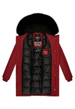 Marikoo Karmaa - Abrigo De Invierno - Blood Red With Black Fur -Zaza Coleccion e093916dc1984dd8aa554f4984bf9a7f