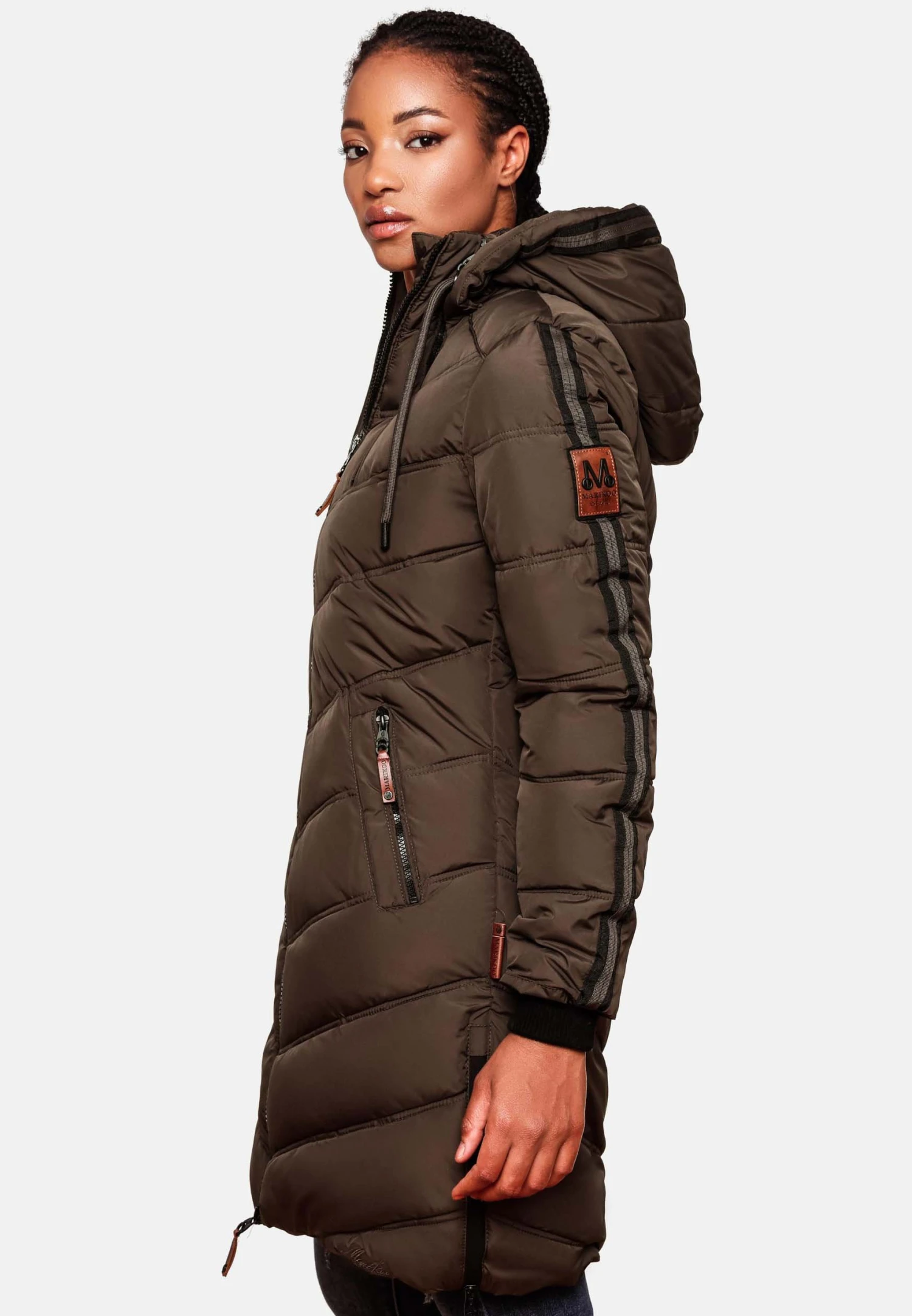 Marikoo Armasa - Abrigo De Invierno - Dark Choco 5 Marikoo Armasa - Abrigo De Invierno - Dark Choco - Imagen 3