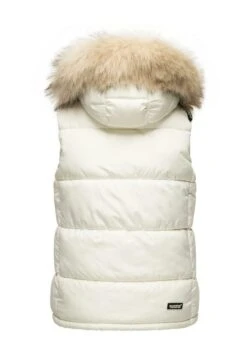 Marikoo Chaleco - Offwhite -Zaza Coleccion e2f529e547fd41ee80a1978cf6602800