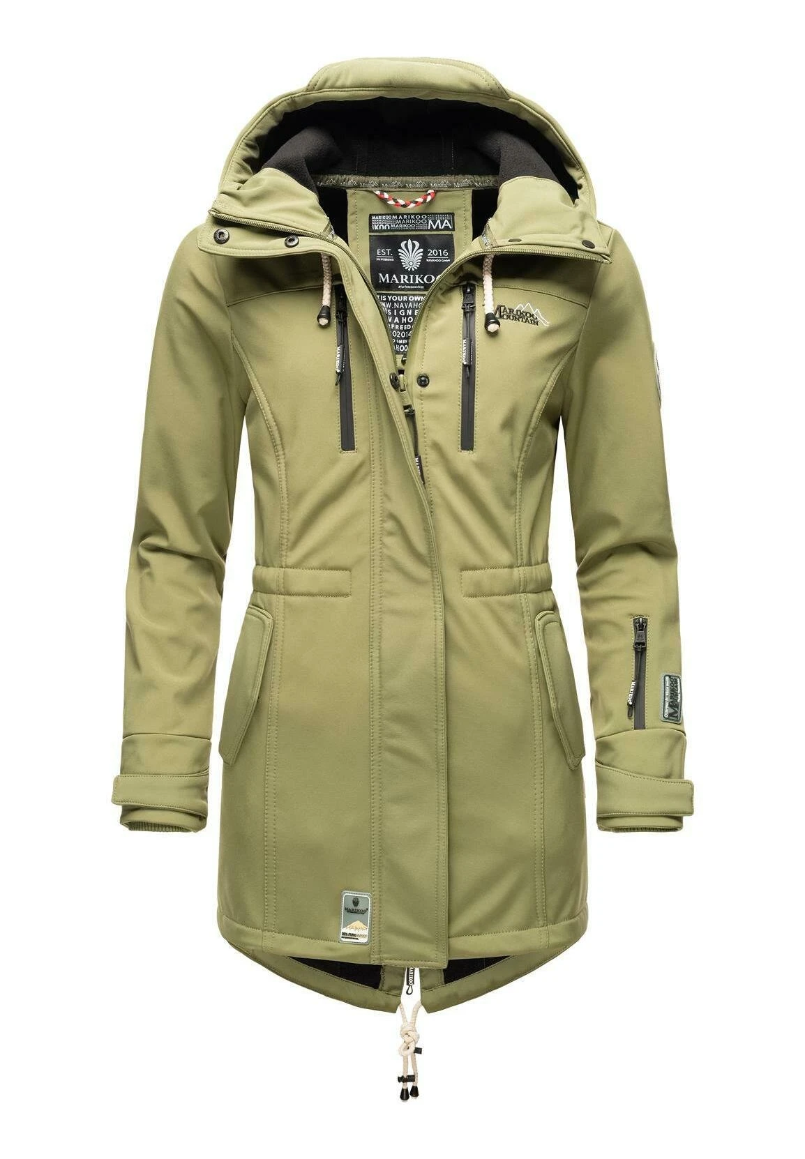 Marikoo Zimtzicke - Parka - Olive 3 Marikoo Zimtzicke - Parka - Olive