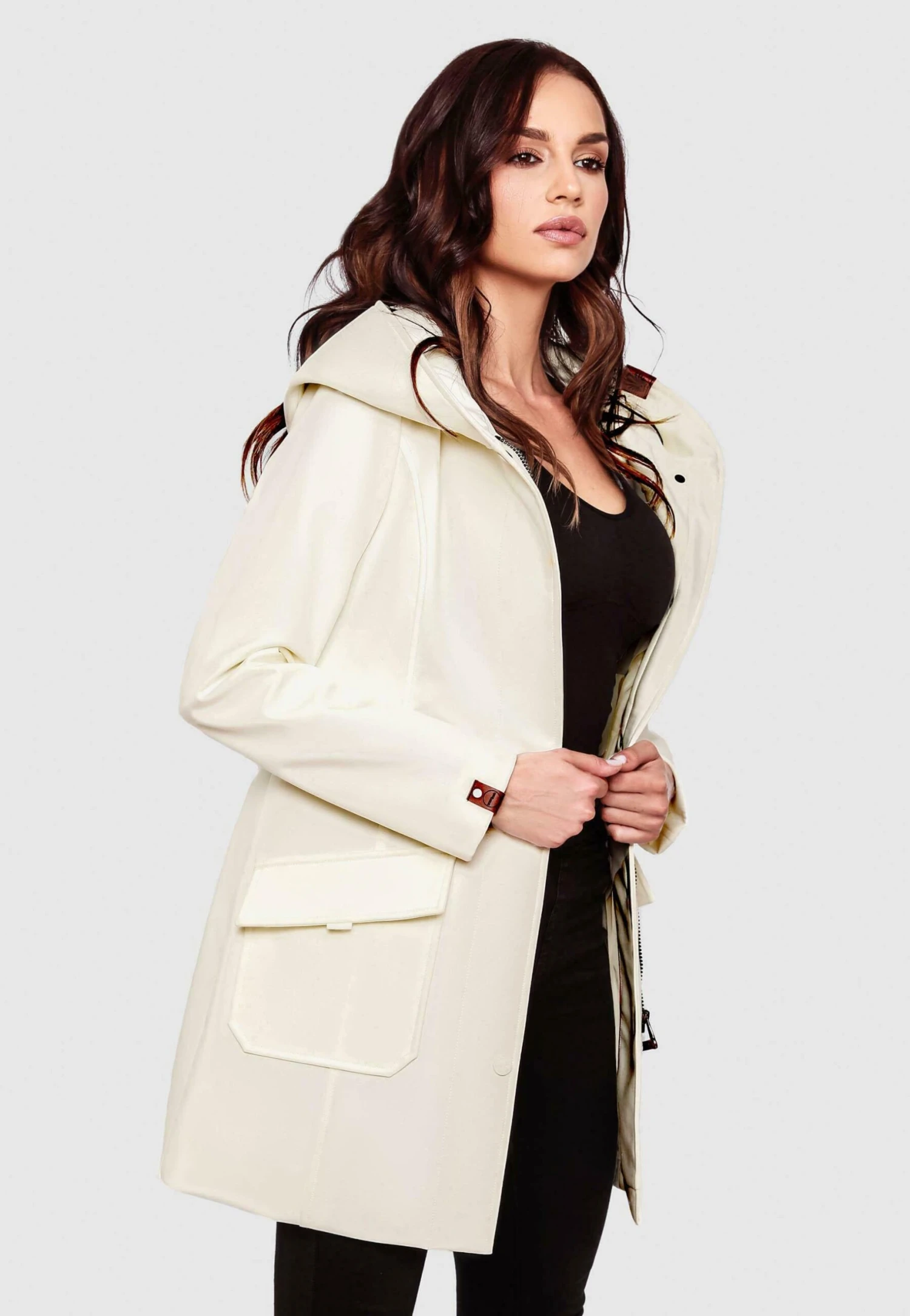 Marikoo Mayleen - Impermeable - Offwhite 6 Marikoo Mayleen - Impermeable - Offwhite - Imagen 4
