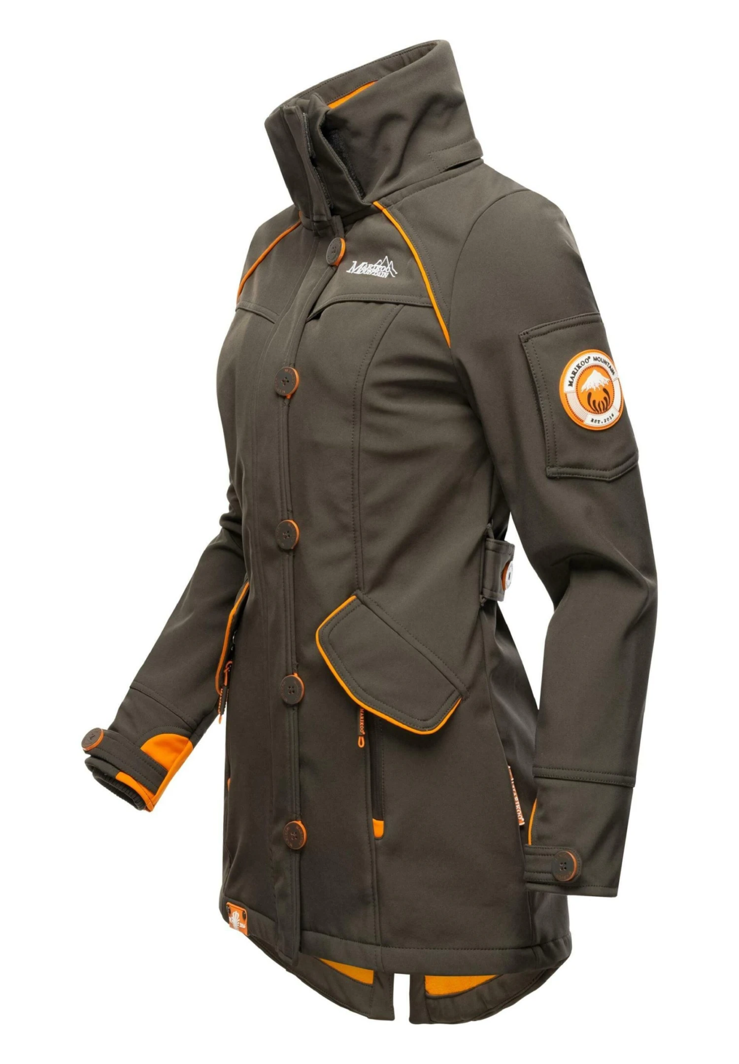 Marikoo Soulinaa - Parka - Dark Grey 7 Marikoo Soulinaa - Parka - Dark Grey - Imagen 5