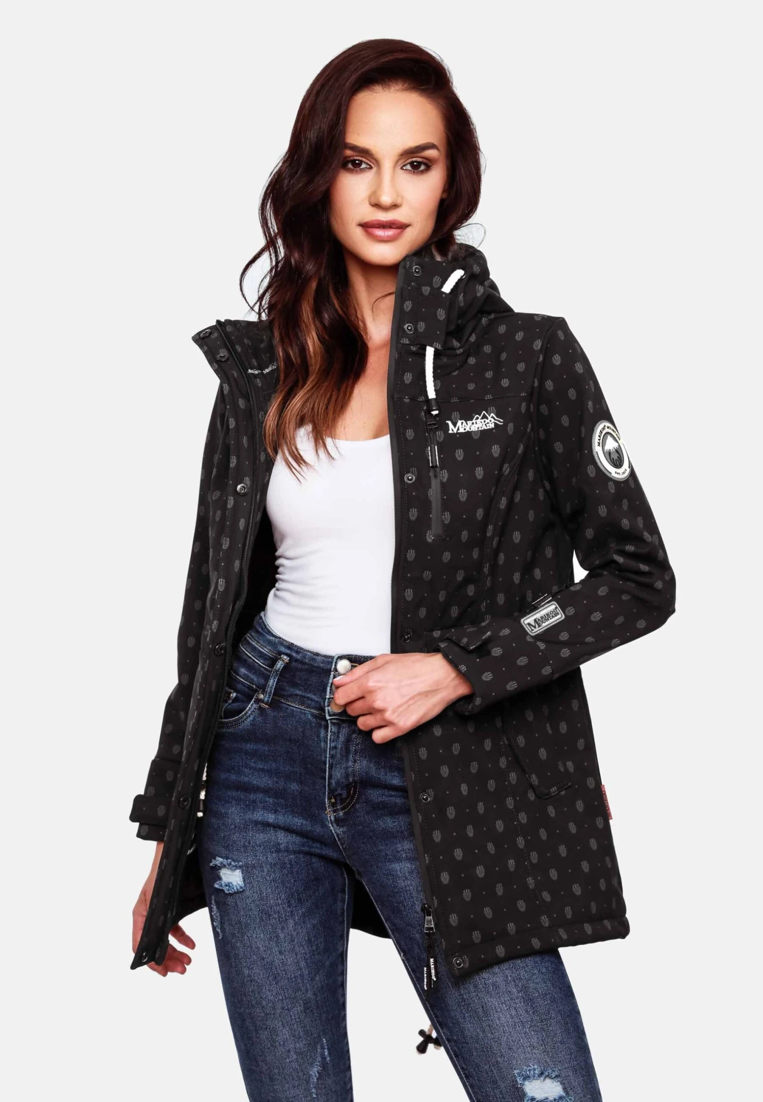 Marikoo Zimtzicke - Parka - Black Melange 6 Marikoo Zimtzicke - Parka - Black Melange - Imagen 4