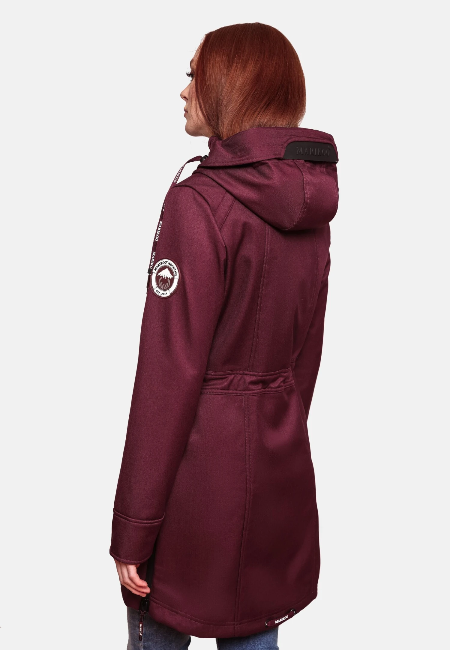 Marikoo Racquelle - Parka - Dark Red Melange 4 Marikoo Racquelle - Parka - Dark Red Melange - Imagen 2